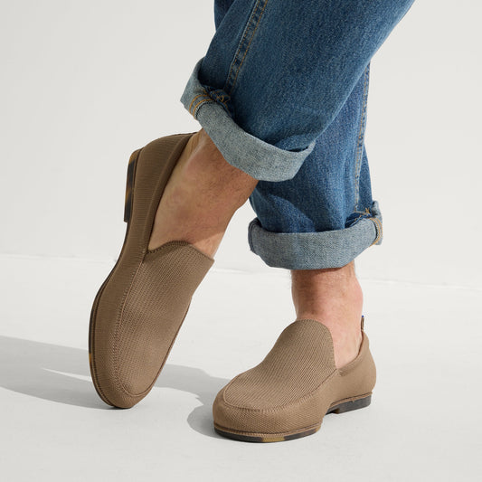 Rothys The Ravello Loafer in Faded Brown