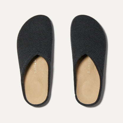Rothys The Casual Clog in Soft Black for Women