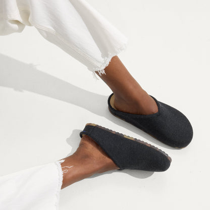 Rothys The Casual Clog in Soft Black for Women