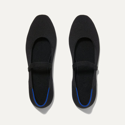 Rothys The Square Mary Jane in Black
