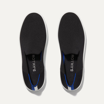 Rothys The Original Slip On Sneaker in Black Solid