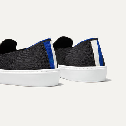 Rothys The Original Slip On Sneaker in Black Solid