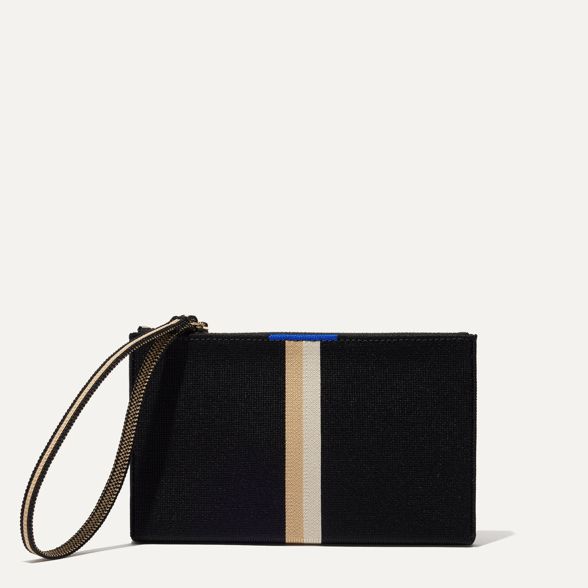 Rothys Wallet Wristlet in Black Portobello Stripe