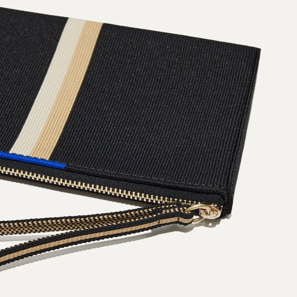 Rothys Wallet Wristlet in Black Portobello Stripe