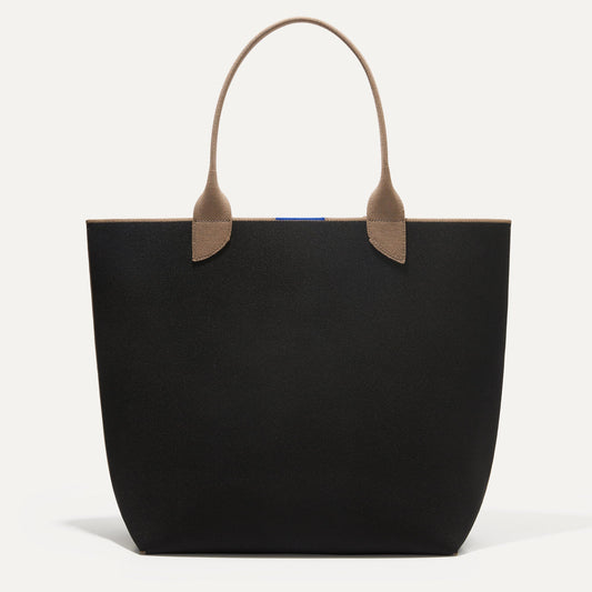 Rothys The Lightweight Tote in Black Portobello