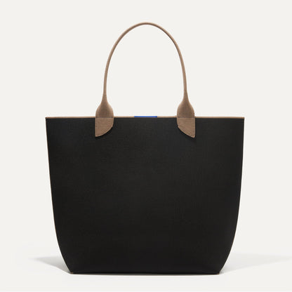 Rothys The Lightweight Tote in Black Portobello