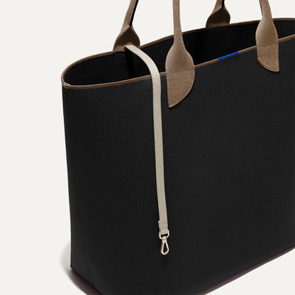Rothys The Lightweight Tote in Black Portobello