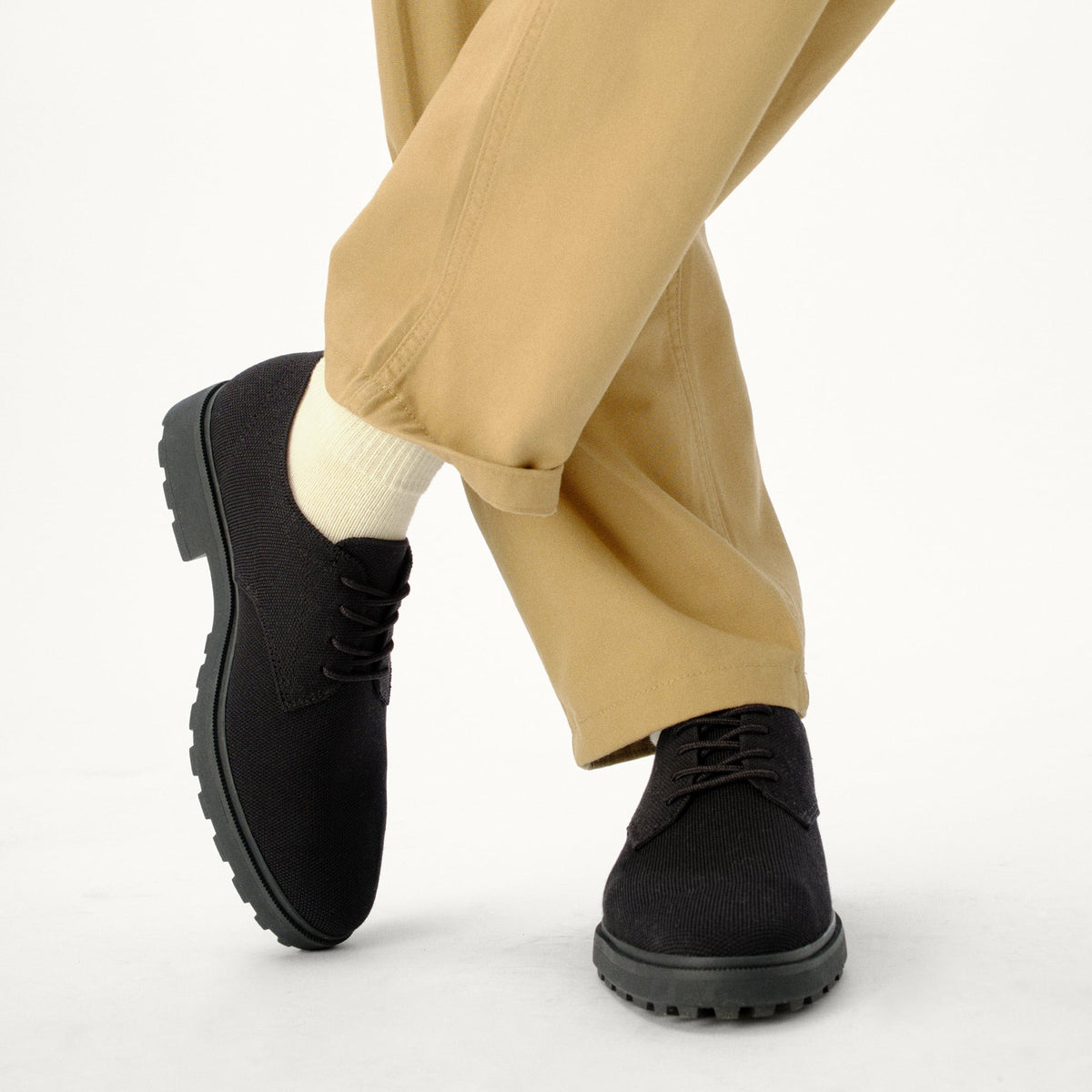 Rothys The Lug Oxford in Black