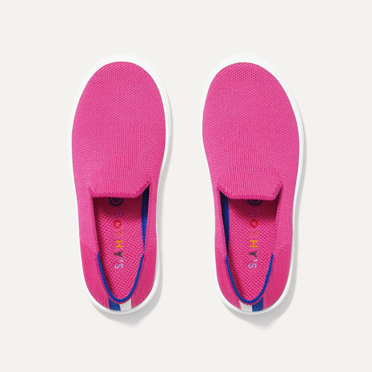 Rothys The Kids Sneaker in Bubblegum