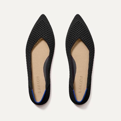 Rothys The Point II in Noir Mesh