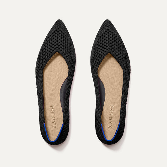 Rothys The Point II in Noir Mesh