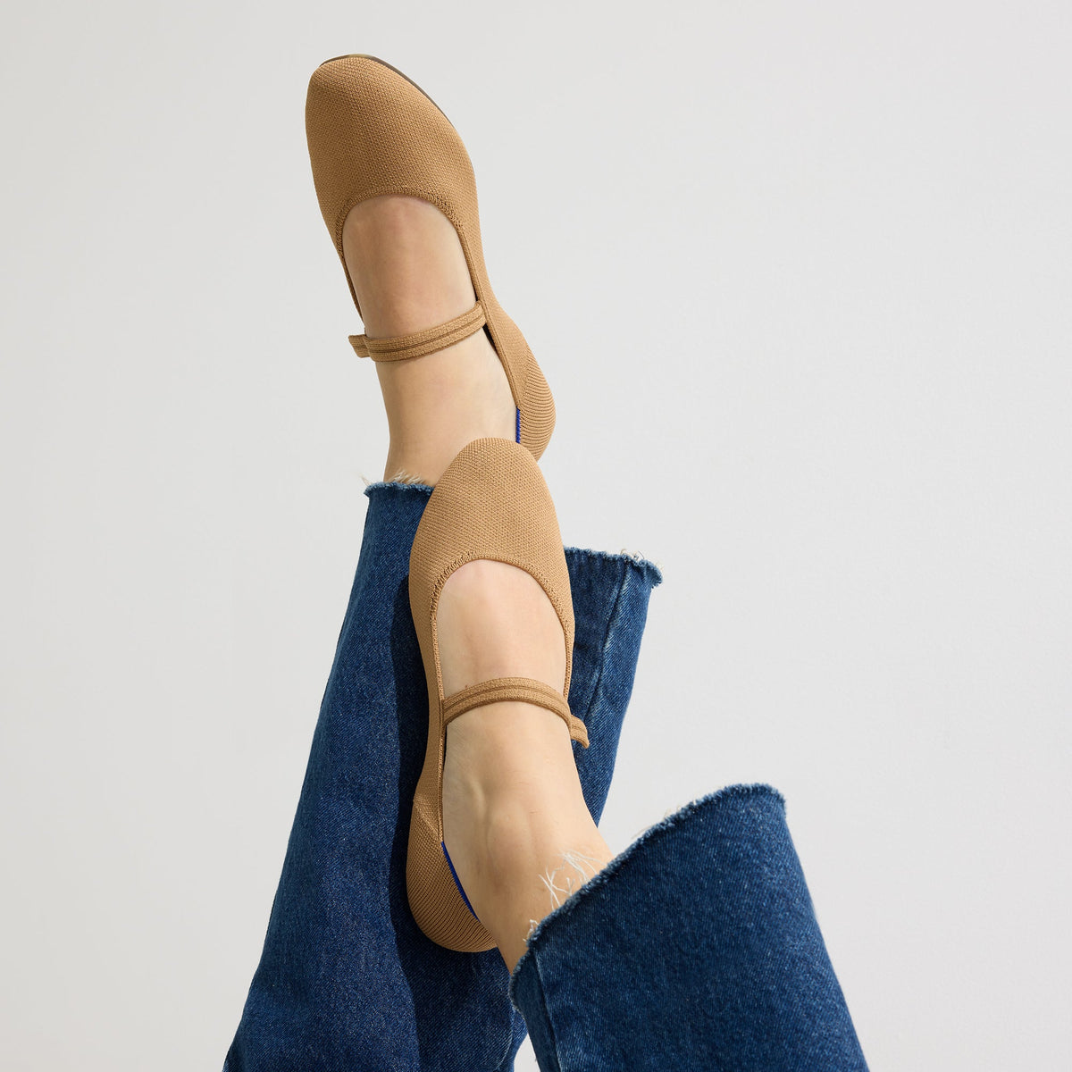Rothys The Square Mary Jane in Wren