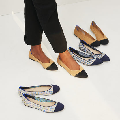 Rothys The Point II in Camel Captoe