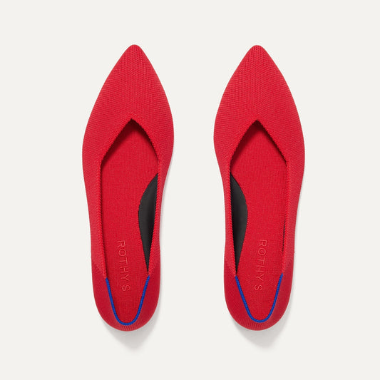 Rothys The Point II in Lollipop Red