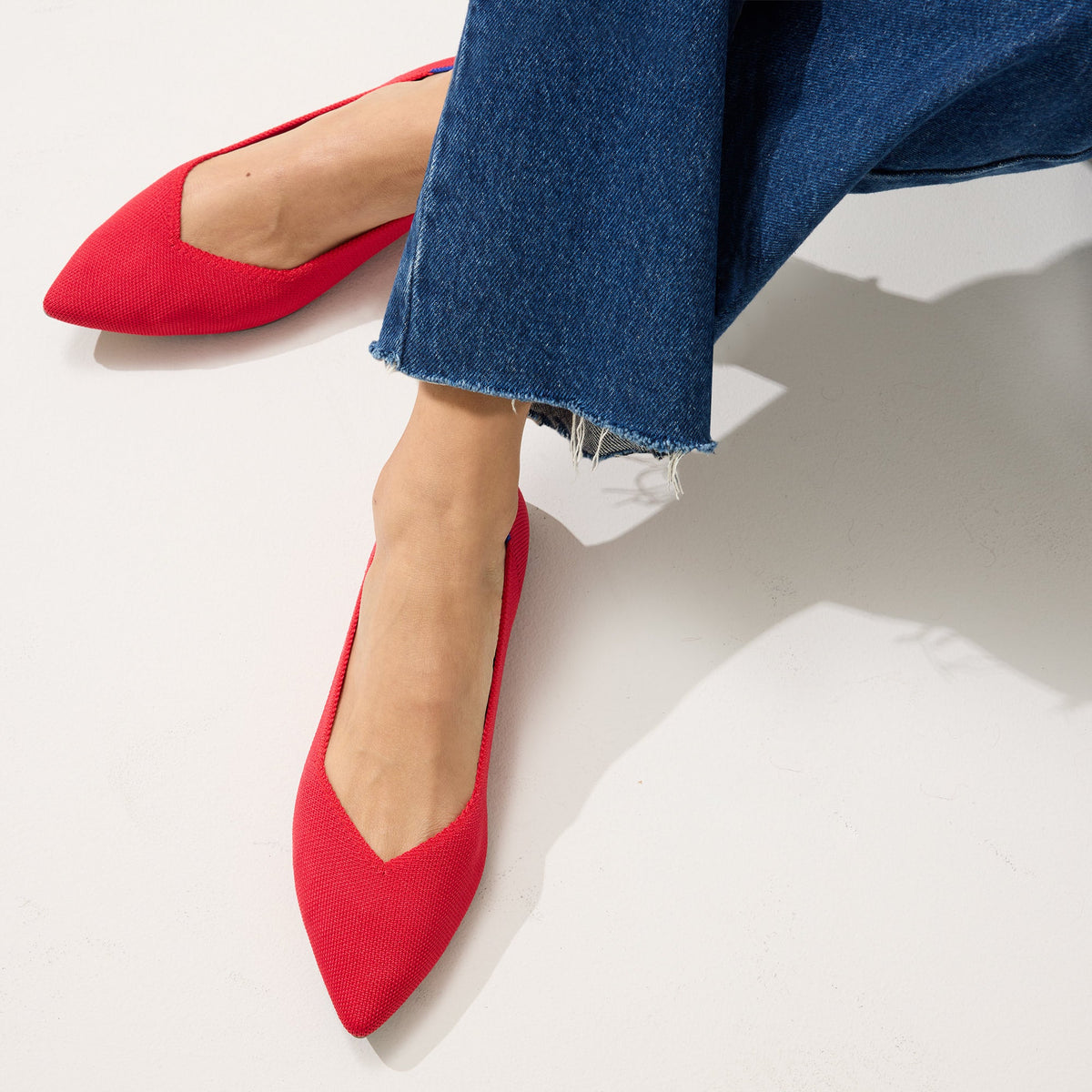 Rothys The Point II in Lollipop Red