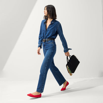 Rothys The Point II in Lollipop Red