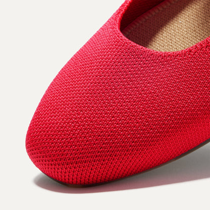 Rothys The Square Mary Jane in Lollipop Red