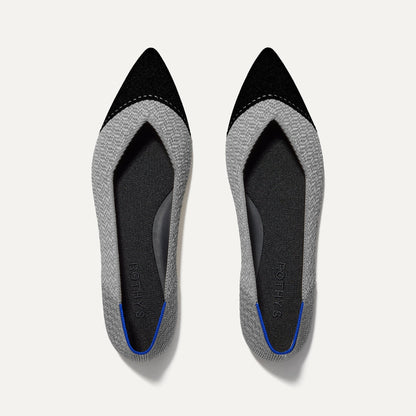 Rothys The Point II in Pebble Herringbone