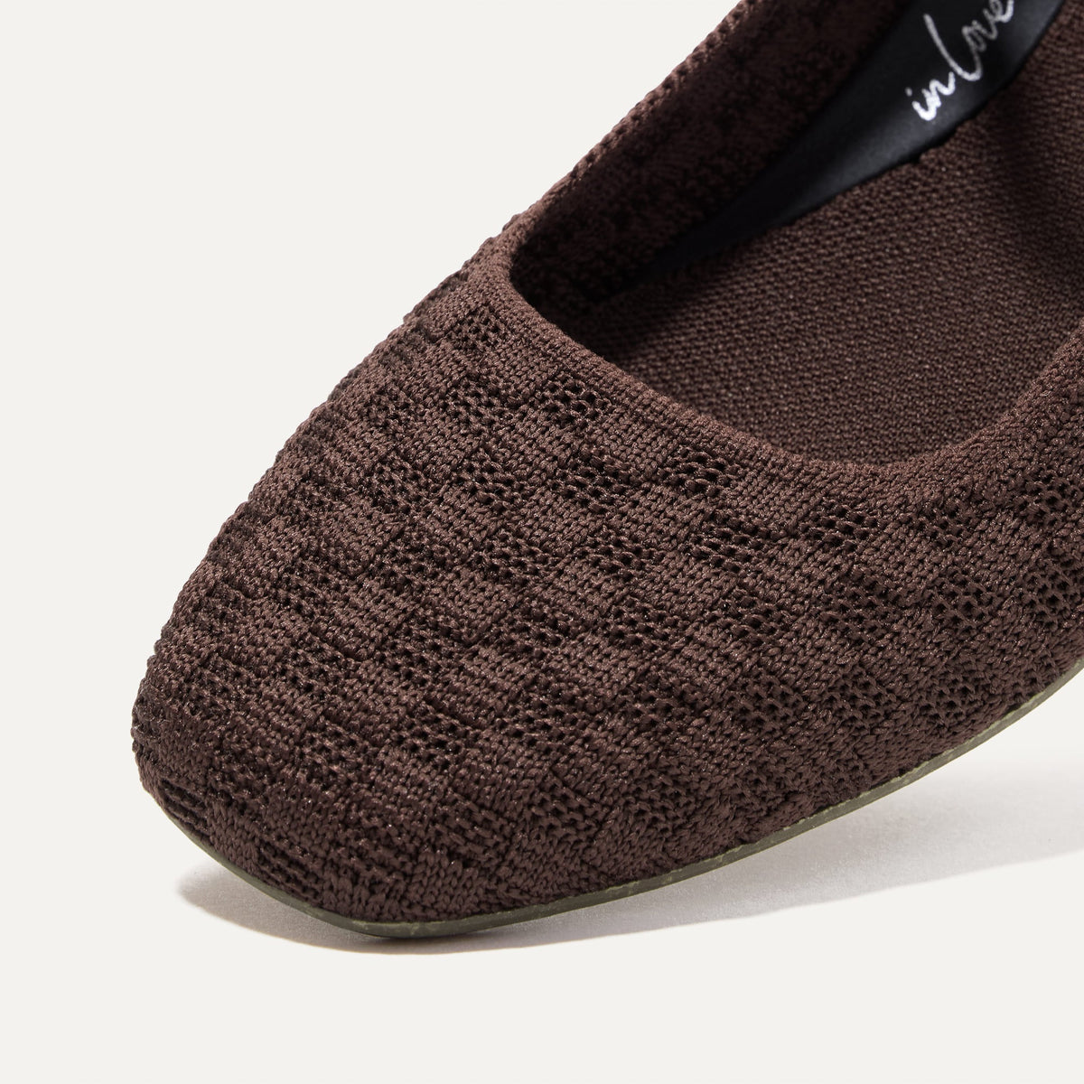 Rothys The Max Square Mary Jane in Chocolate