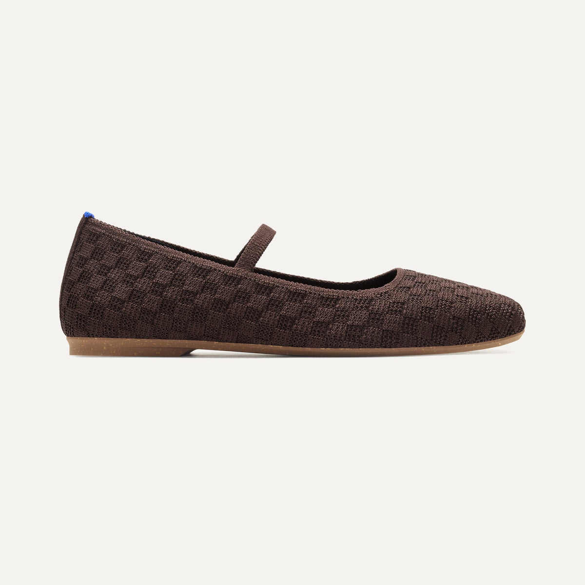 Rothys The Max Square Mary Jane in Chocolate