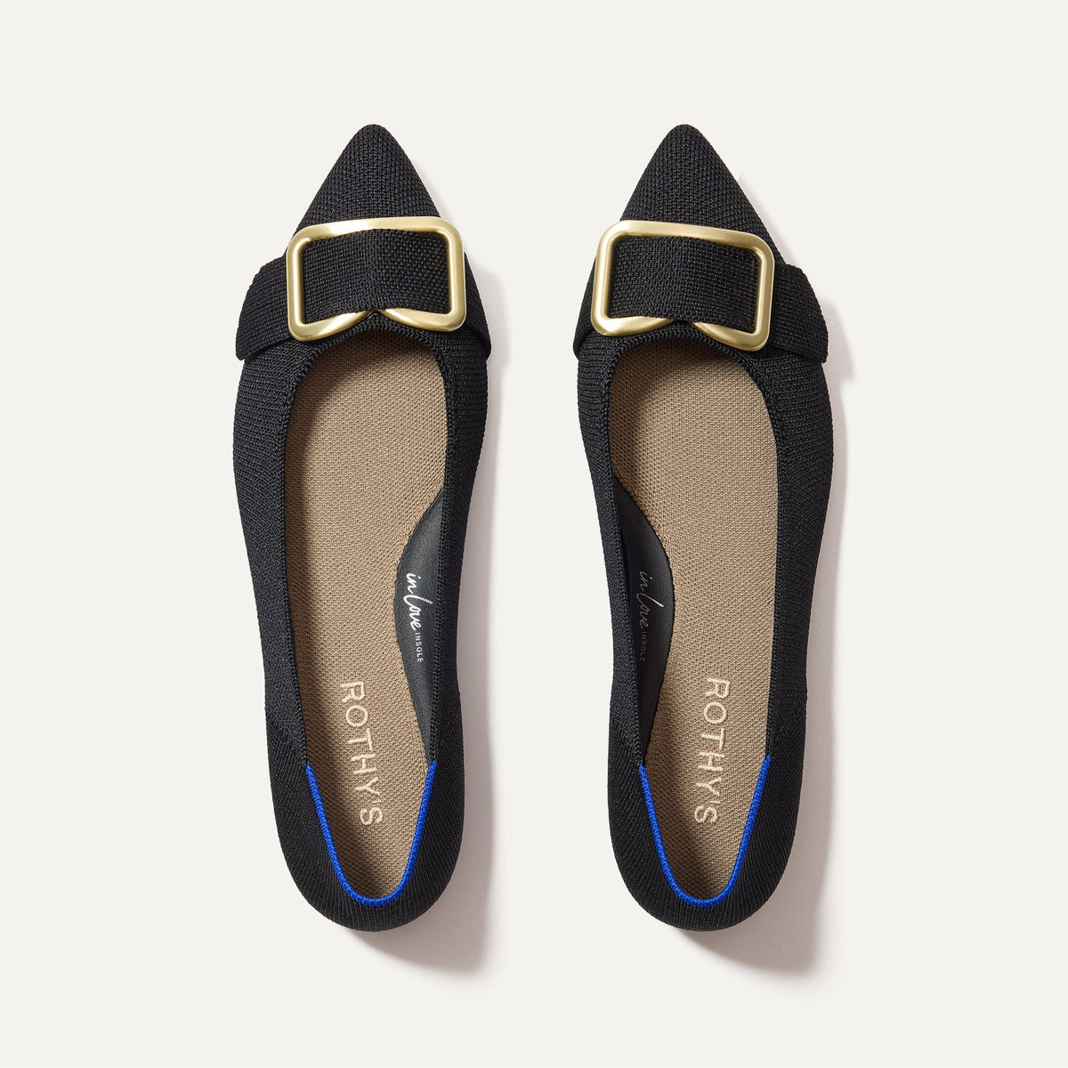 Rothys The Emblem Point II in Black