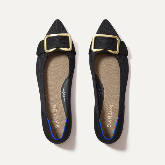 Rothys The Emblem Point II in Black