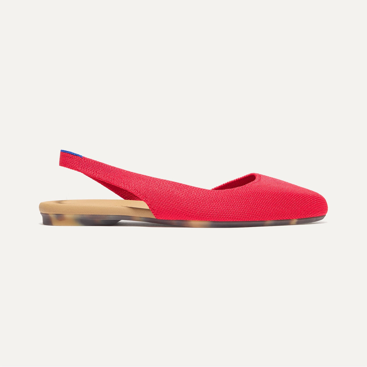 Rothys The Almond Slingback in Lollipop Red