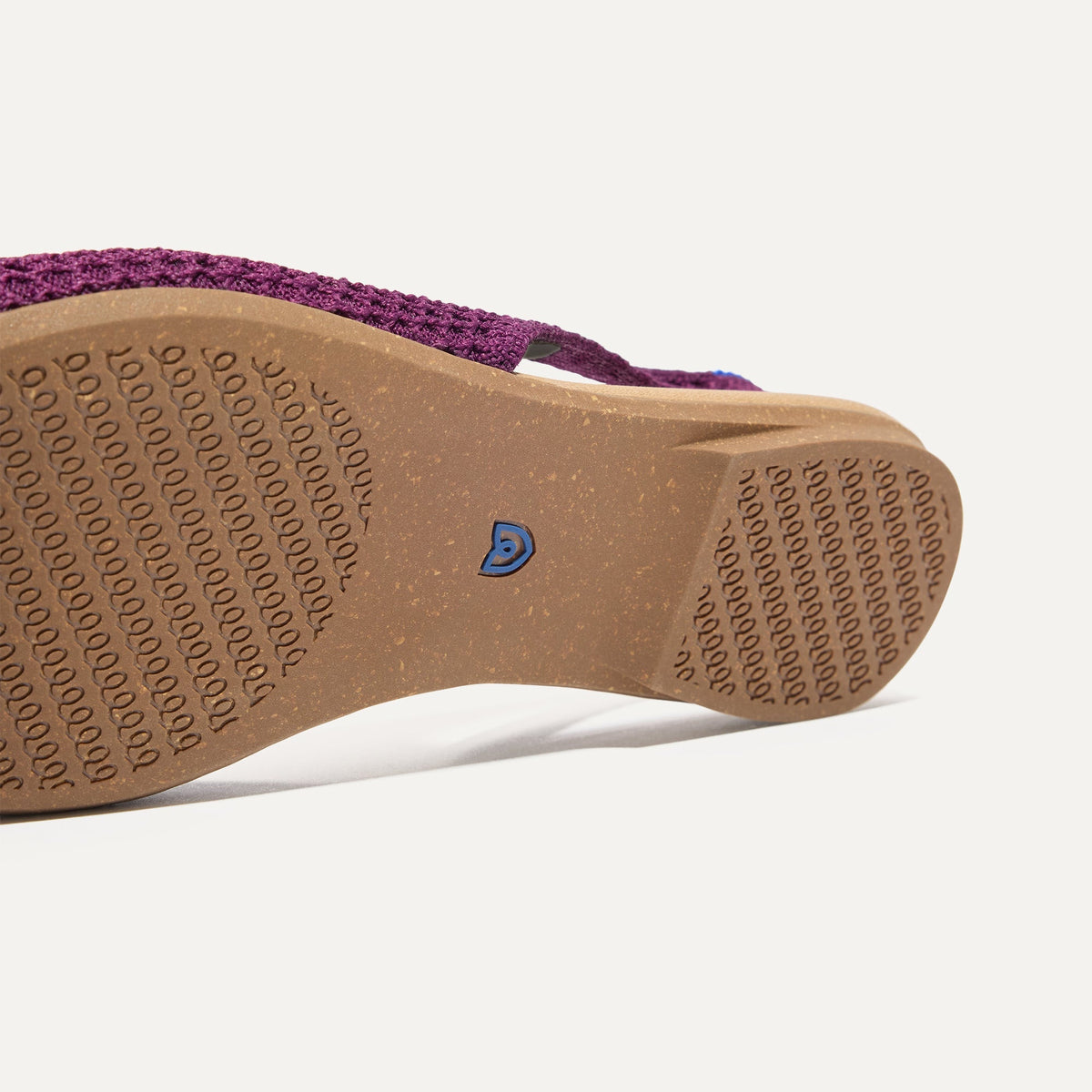 Rothys The Almond Slingback in Plum Mesh