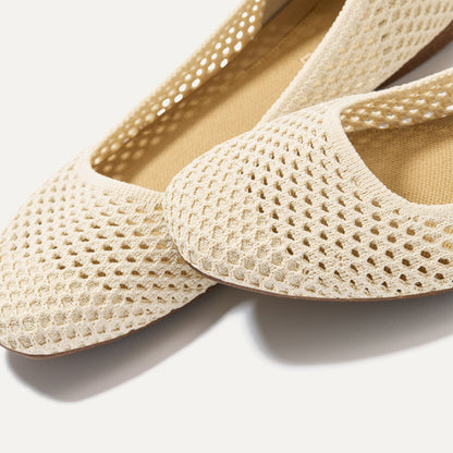 Rothys The Max Square in Off White Mesh