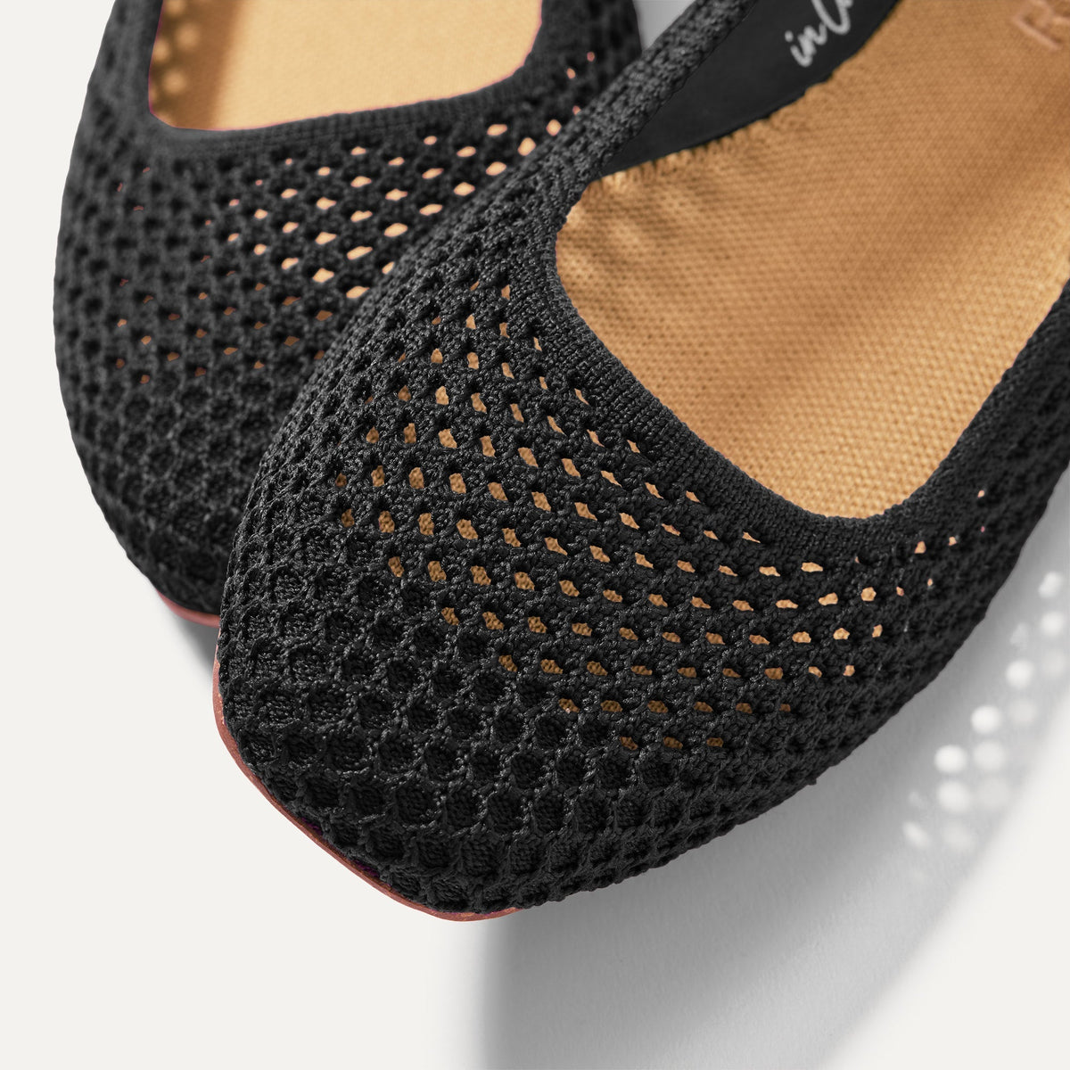 Rothys The Max Square in Black Mesh