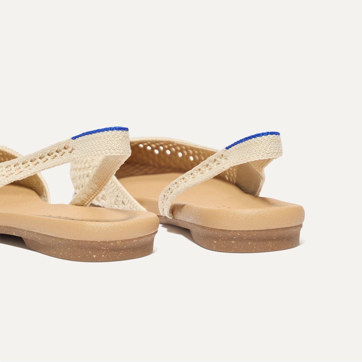 Rothys The Almond Slingback in Off White Mesh