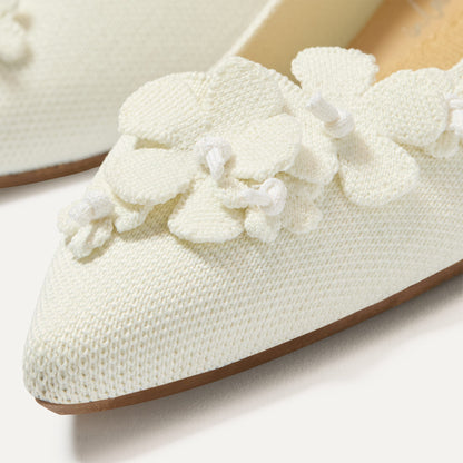 Rothys The Petal Point in White