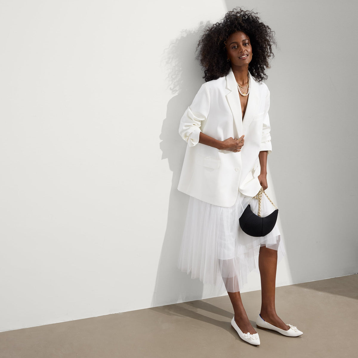 Rothys The Petal Point in White