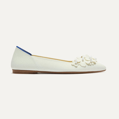 Rothys The Petal Point in White
