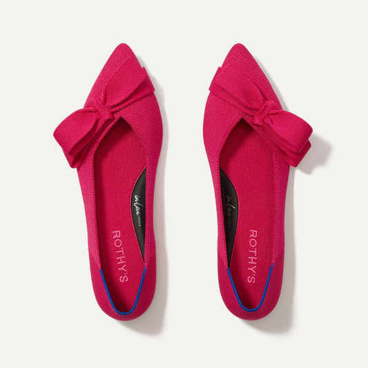 Rothys The Bow Point II in Rouge