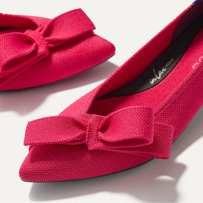 Rothys The Bow Point II in Rouge