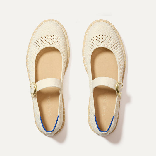 Rothys The Espadrille Mary Jane in Jasmine