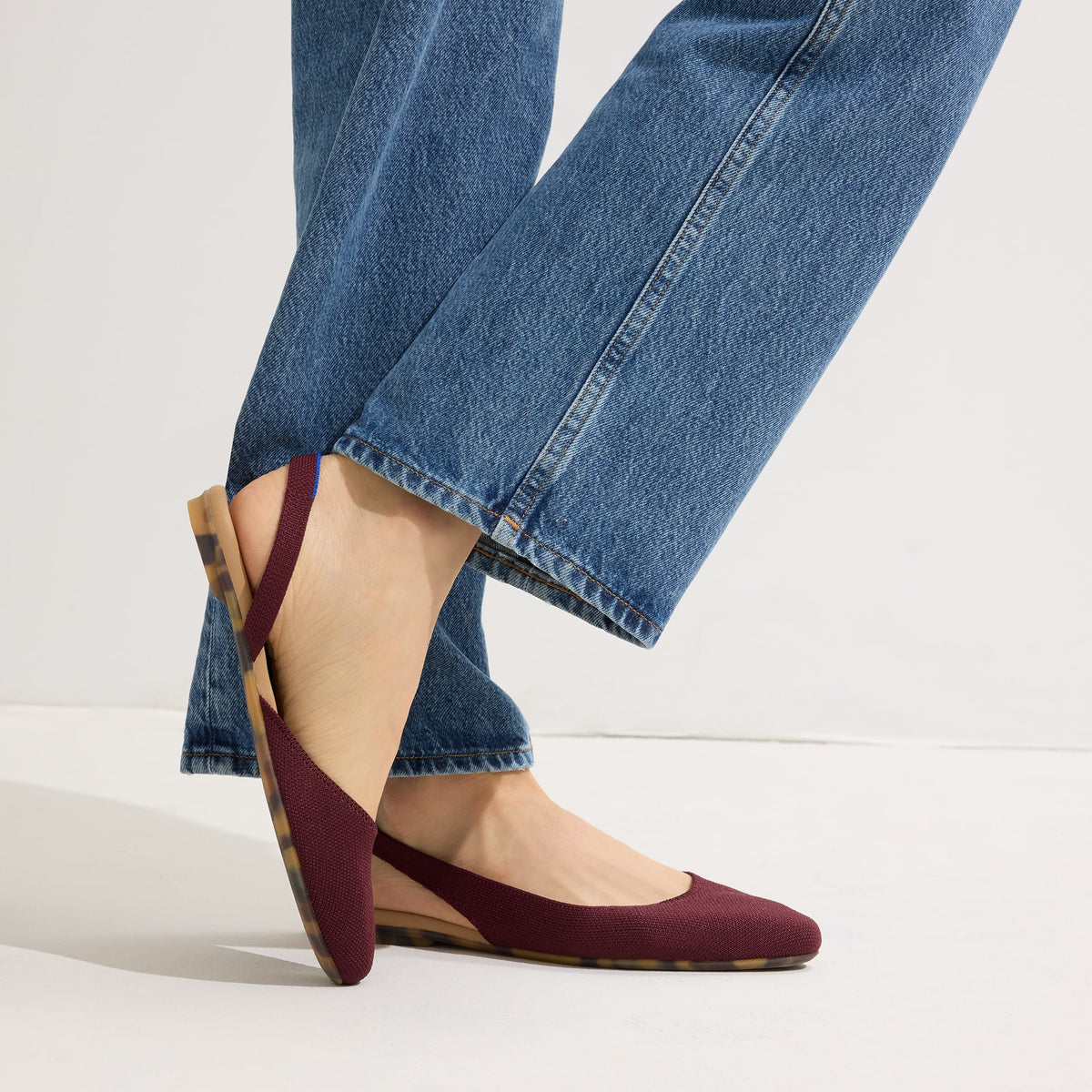 Rothys The Almond Slingback in Syrah