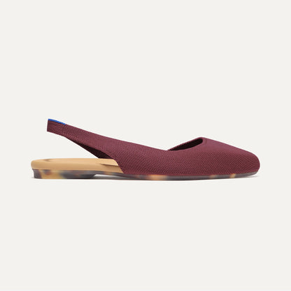Rothys The Almond Slingback in Syrah