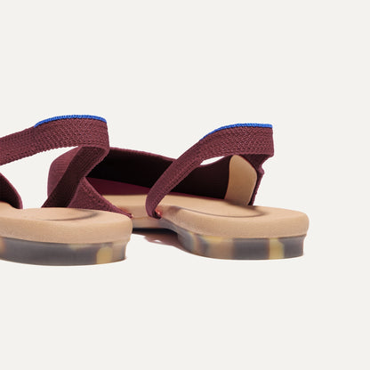 Rothys The Almond Slingback in Syrah