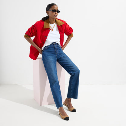 Rothys The Almond Slingback in Tawny Captoe