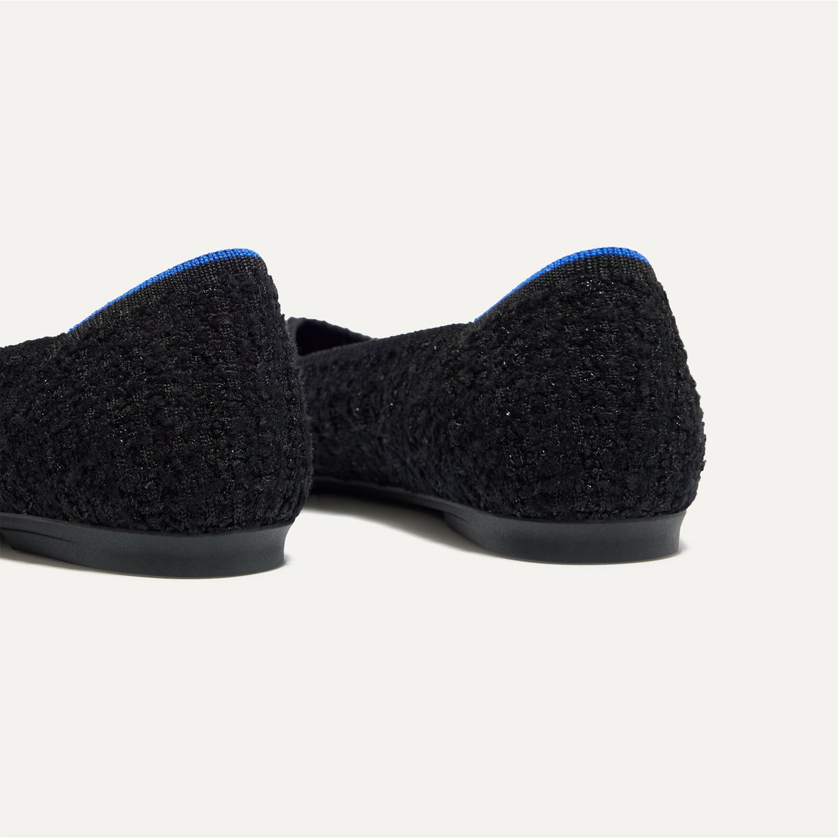 Rothys The Point II in Black Bouclé