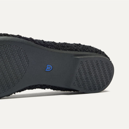 Rothys The Point II in Black Bouclé