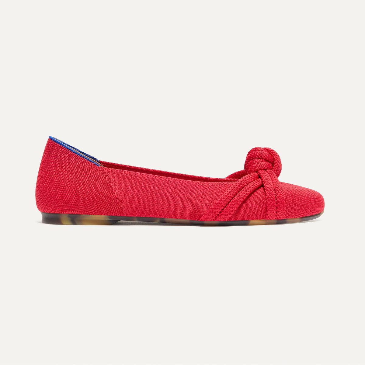 Rothys The Knot Ballet Flat in Lollipop Red