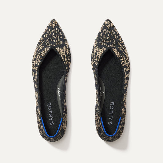 Rothys The Point II in Chantilly Noir