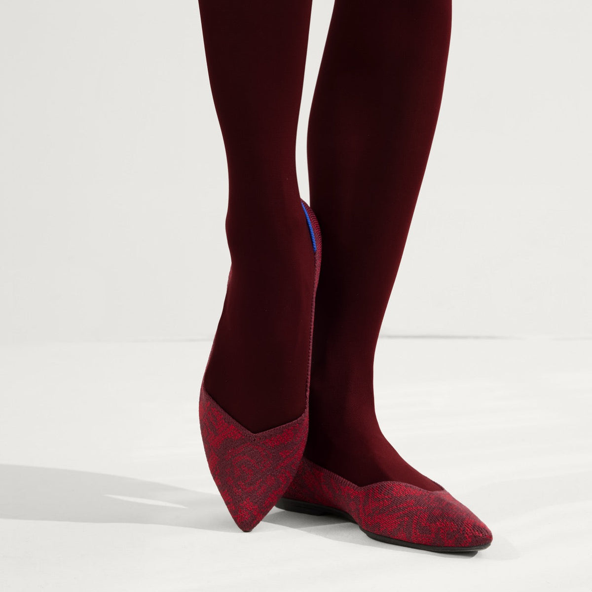 Rothys The Point II in Garnet Chantilly