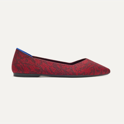 Rothys The Point II in Garnet Chantilly