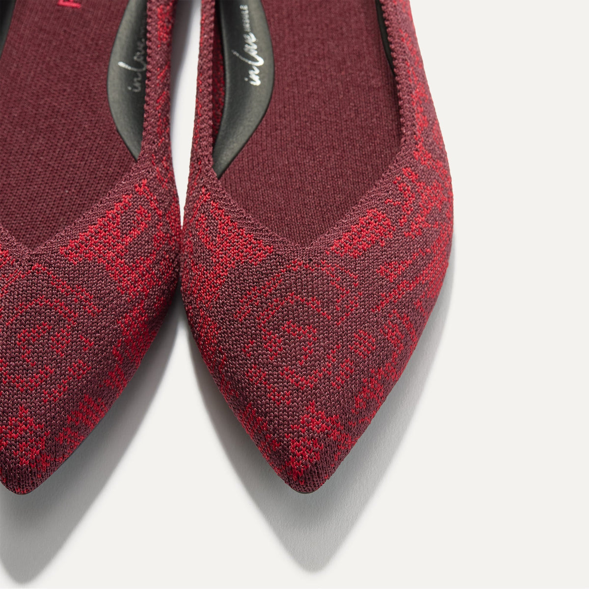 Rothys The Point II in Garnet Chantilly