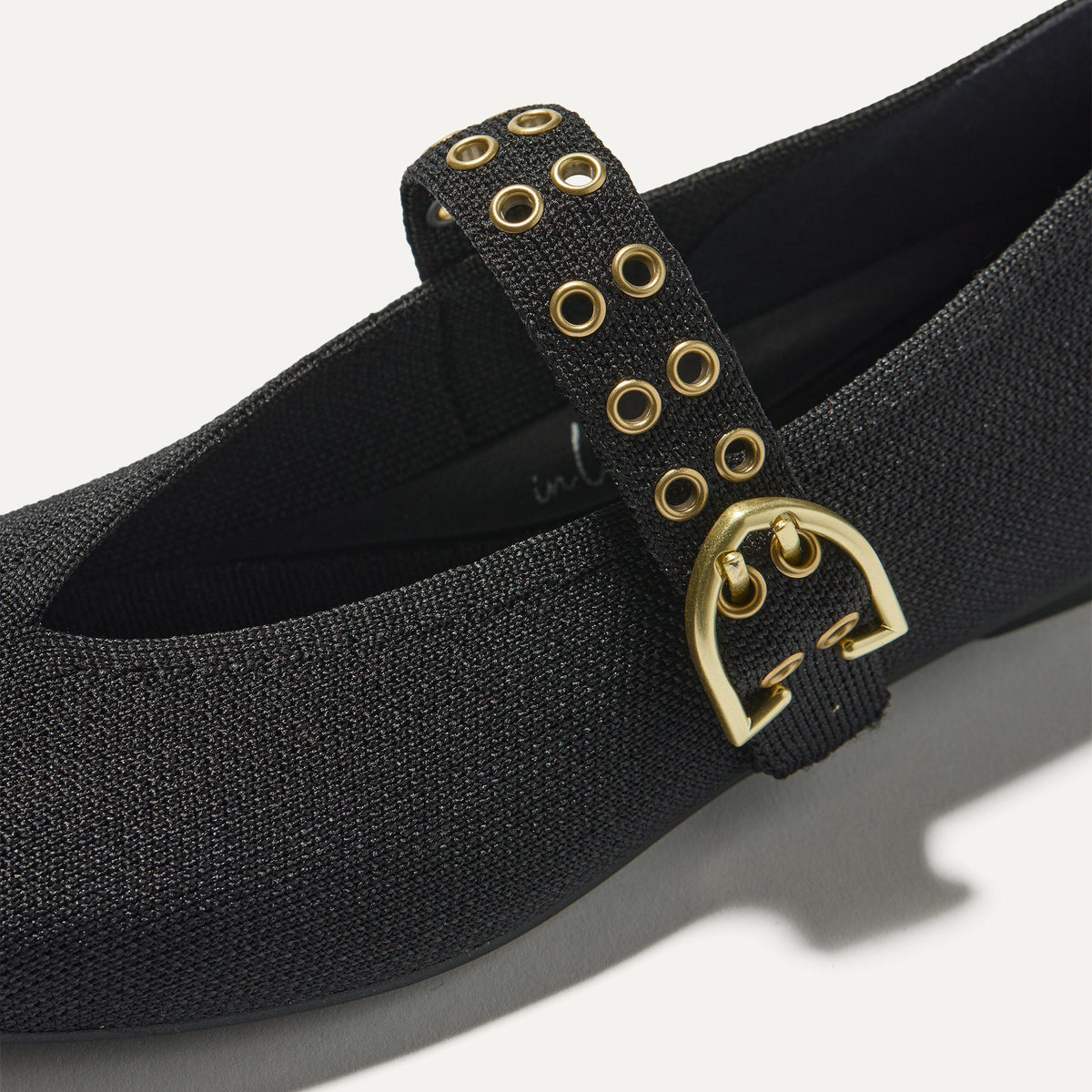 Rothys The Max Buckle Mary Jane in Black
