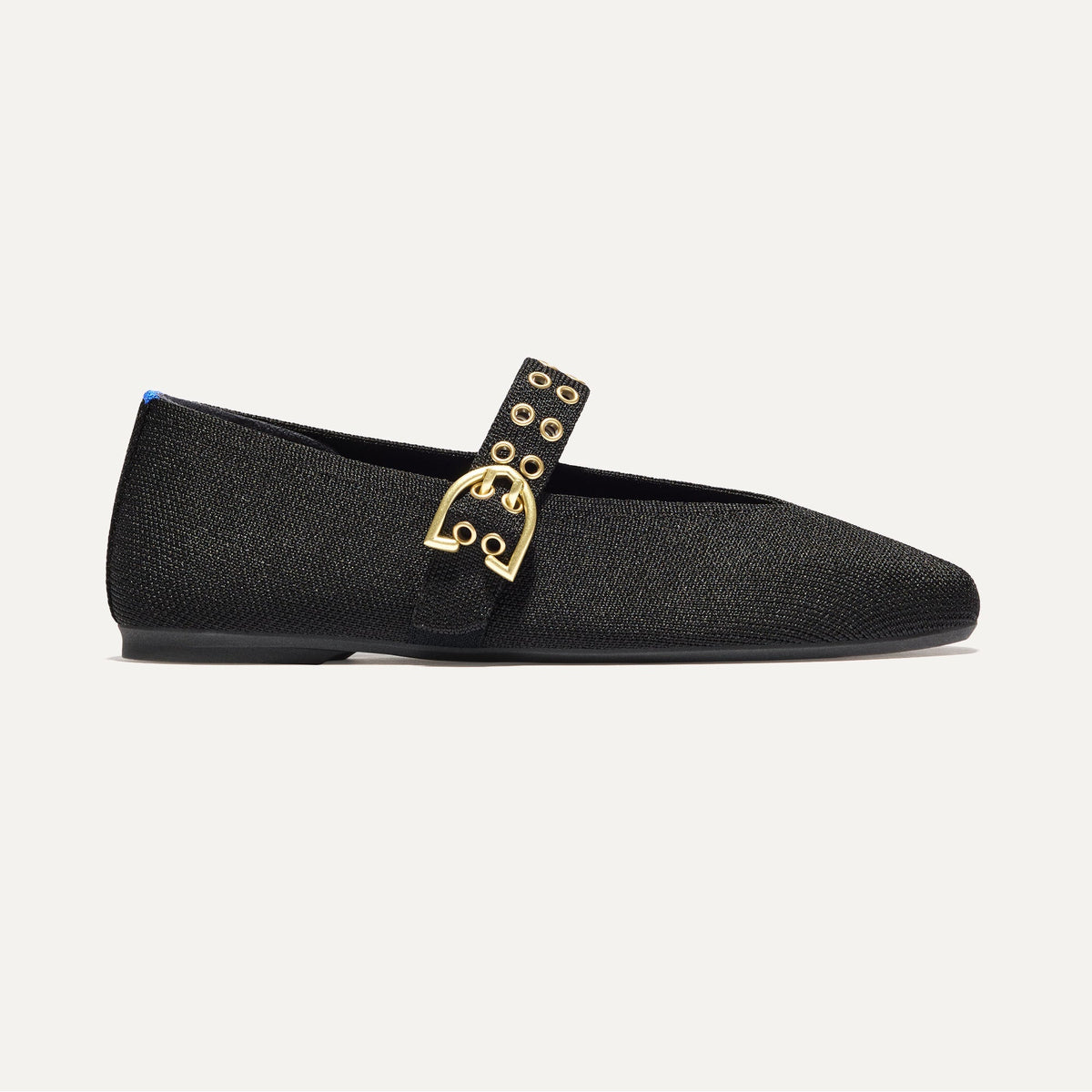 Rothys The Max Buckle Mary Jane in Black